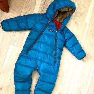 Patagonia Hi-Loft Sweater Bunting 12-18 months